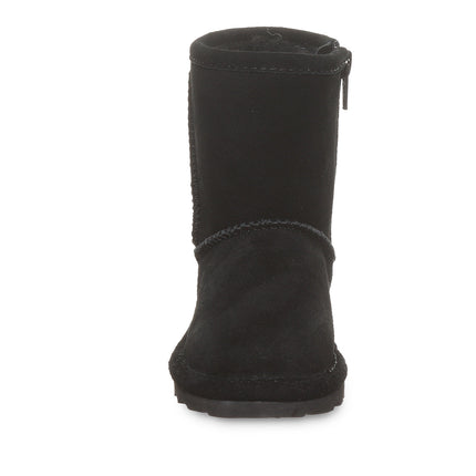 Bearpaw Toddler Elle Zipper Boot - Black - detail close-up