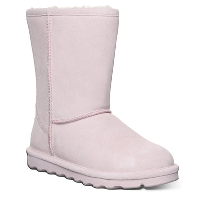 Bearpaw Women's Elle Short Boot in Pale Pink - front view