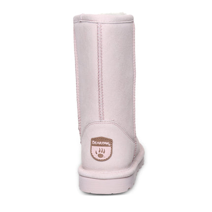 Bearpaw Women's Elle Short Boot in Pale Pink - outsole view