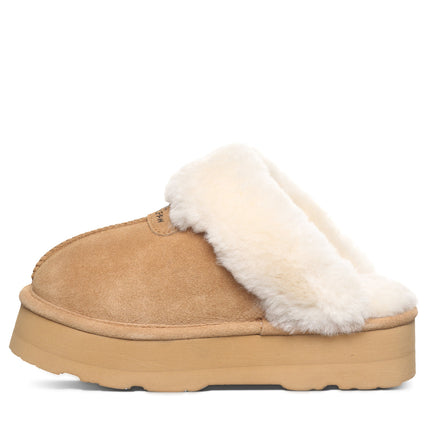 Bearpaw Women's Retro Loki Slipper - Iced Coffee Solid - side view