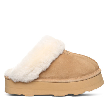 Bearpaw Women's Retro Loki Slipper - Iced Coffee Solid - angle view