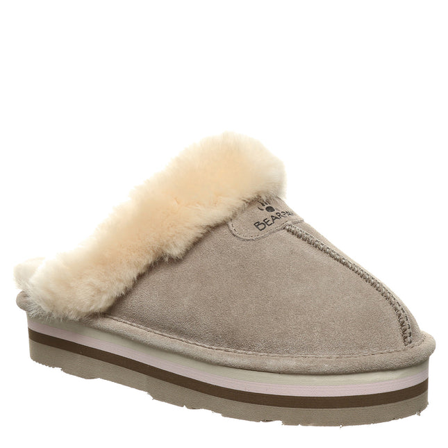 Bearpaw Women's Retro Loki Slipper - Stone - front view