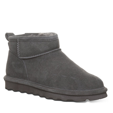 Bearpaw Women's Shorty Boot - Graphite - front view