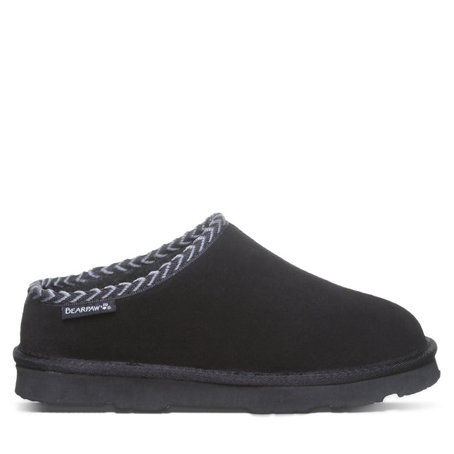Bearpaw Women's Tabitha Clog - Black - angle view
