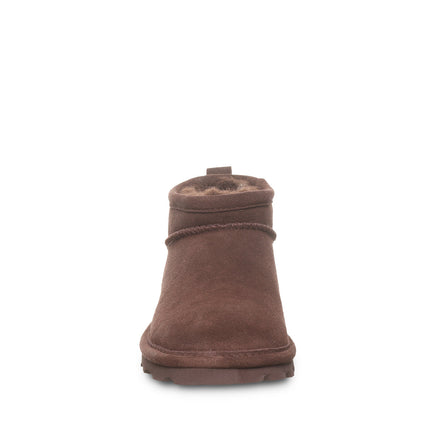 Bearpaw Women's Super Shorty Boot - Walnut - detail close-up