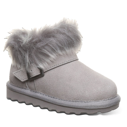 Bearpaw Toddler Jasmine Boot - Gray Fog - front view