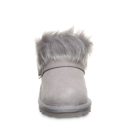 Bearpaw Toddler Jasmine Boot - Gray Fog - detail close-up