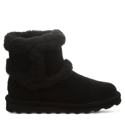 Bearpaw Women's Kate Boot - Black/Black - angle view