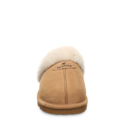 Bearpaw Women's Loki II Slipper - Iced Coffee - detail close-up