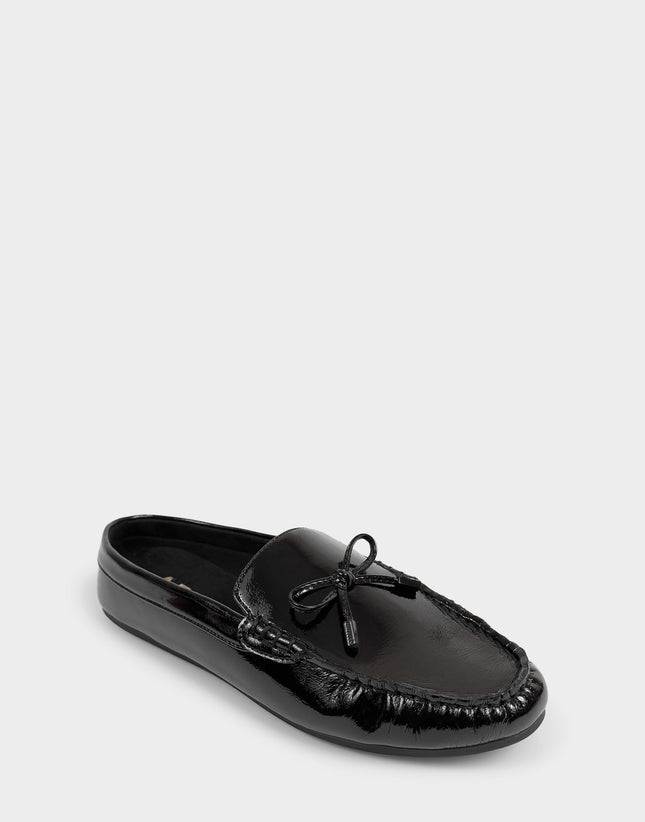 Jonquille Noir Crinkle Verni