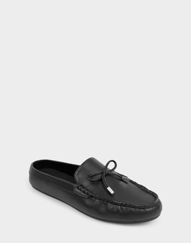 Jonquille Noir Relief Croco