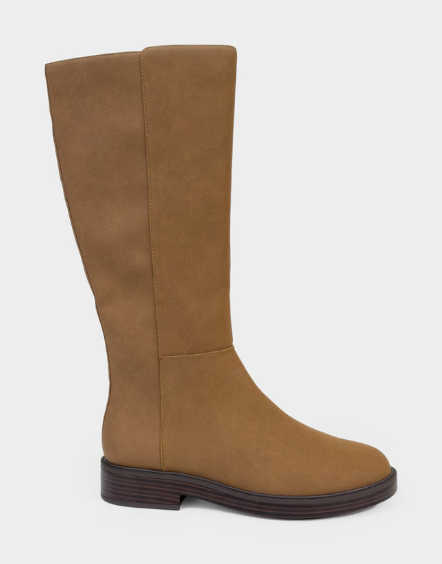 Faux nubuck tan Prue