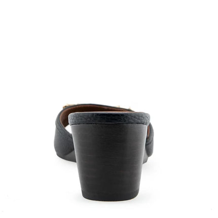Similicuir grainé noir Wava
