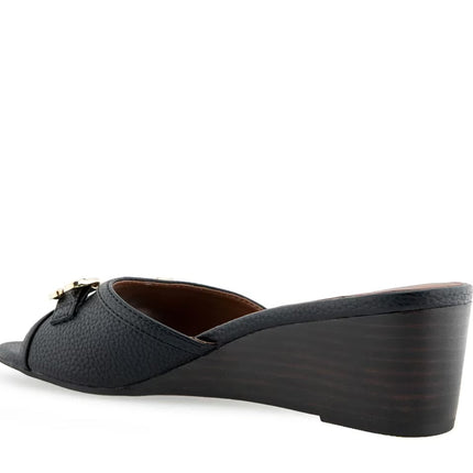 Similicuir grainé noir Wava